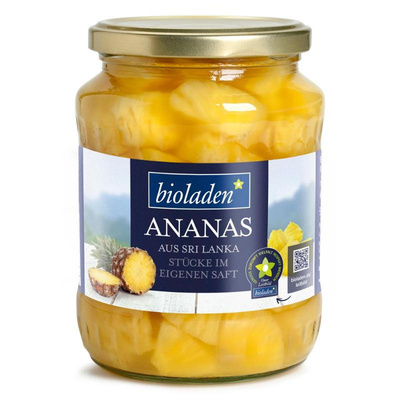 Produktfoto zu Ananas Stücke in eigenem Saft 665g