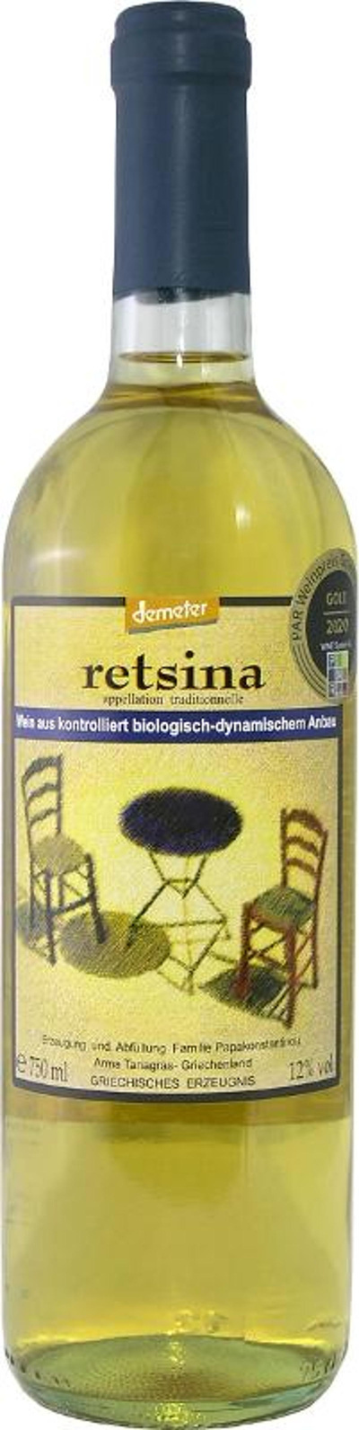 Produktfoto zu Retsina 0,75L