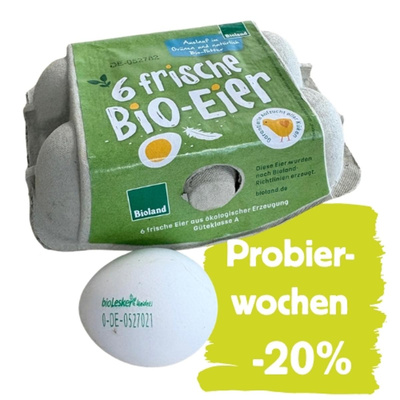 Produktfoto zu WeideEier 6 Stück