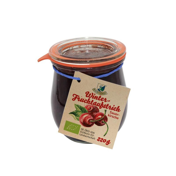 Produktfoto zu Winter Fruchtaufstrich Sauerkirsche 220g