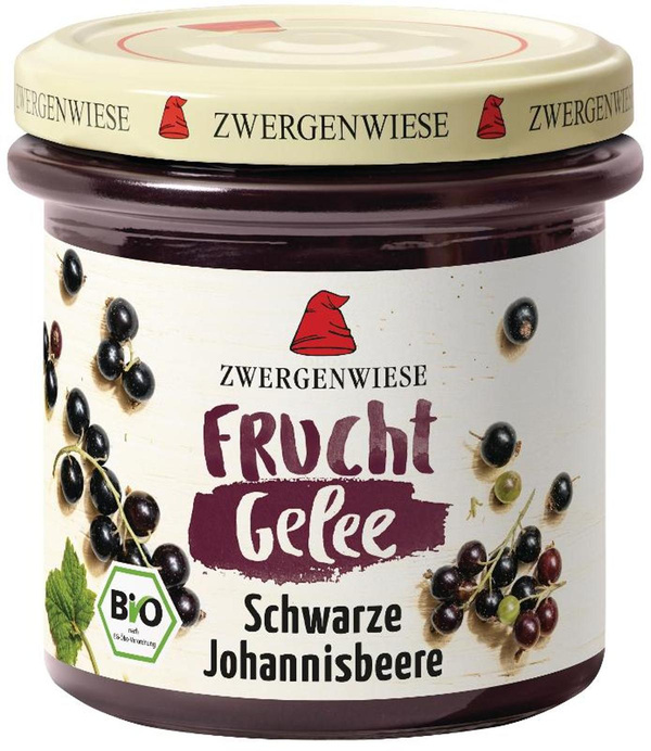Produktfoto zu Frucht Gelee Schwarze Johannisbeere 160g