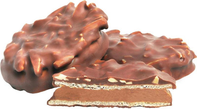 Produktfoto zu Nougat-Waffel mit Mandelsplitter 30g