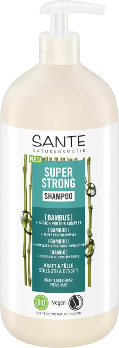 Produktfoto zu SUPER STRONG Shampoo Bambus + 3-Fach Protein Komplex 950ml