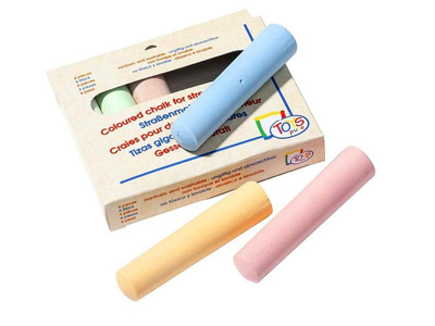 Produktfoto zu Straßenmalkreide 6 Farben