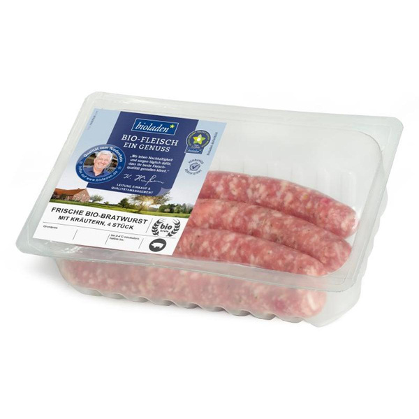 Produktfoto zu Bratwurst frisch mit Kräutern ca. 300g