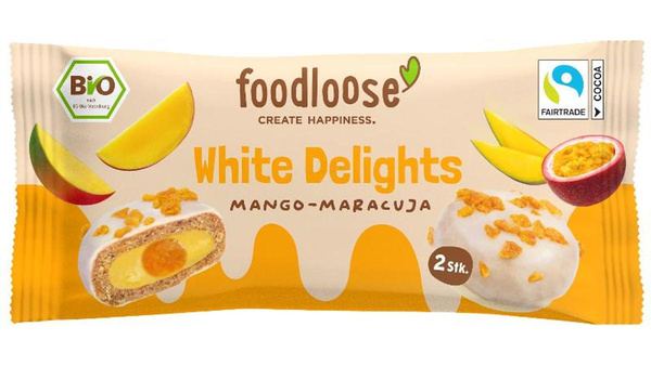 Produktfoto zu White Delights Mango Maracuja 40 g