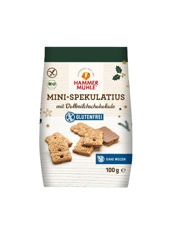 Produktfoto zu Mini Spekulatius mit Vollmilchschokolade 100g