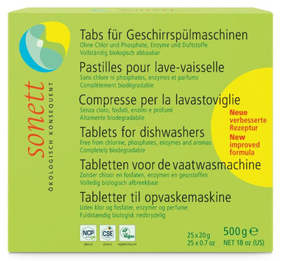 Produktfoto zu Tabs für Geschirrspülmaschinen 500g