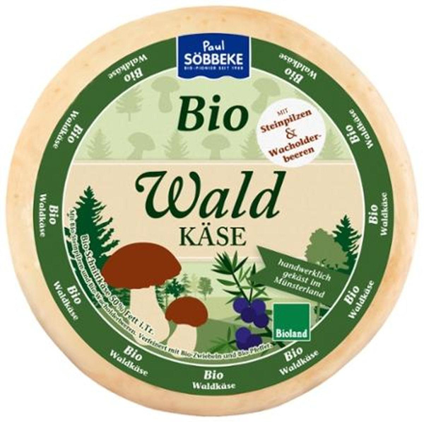 Produktfoto zu Waldkäse mit Steinpilzen und Wacholderbeeren (laktosefrei)