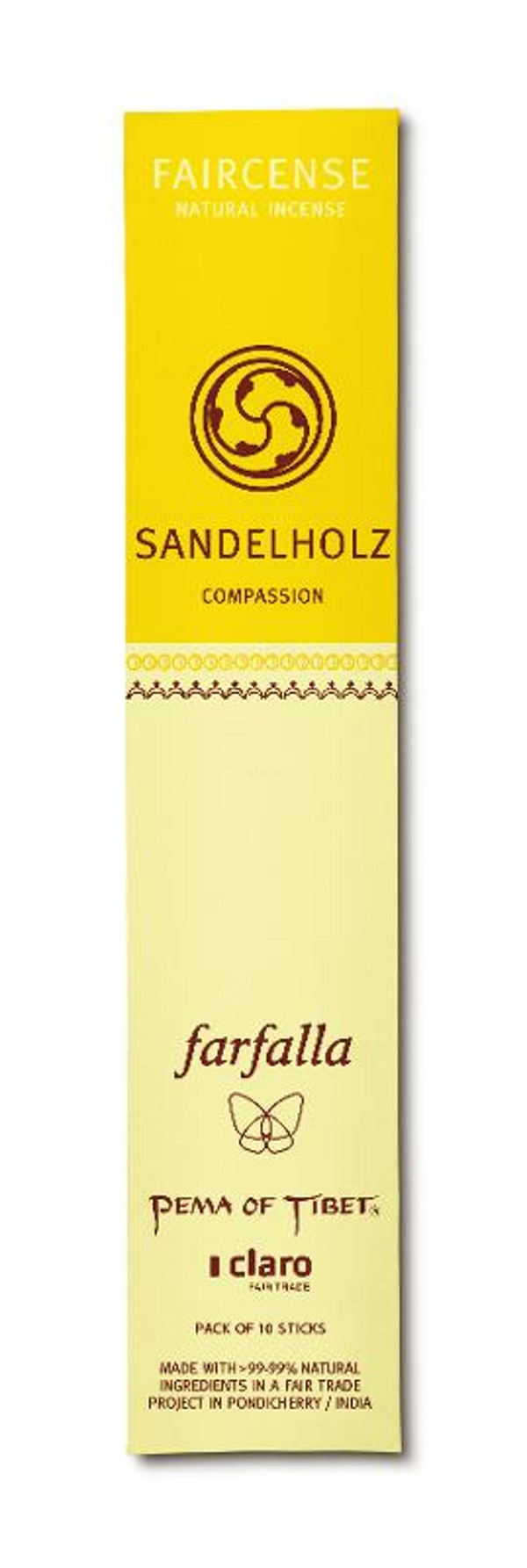 Produktfoto zu Räucherstäbchen Sandelholz 10  Stück