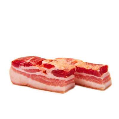 Produktfoto zu Schweinebauch geräuchert ca. 250g