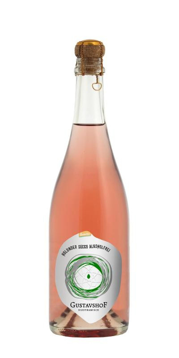 Produktfoto zu Gustavshof Holunder Secco alkoholfrei 0,75L