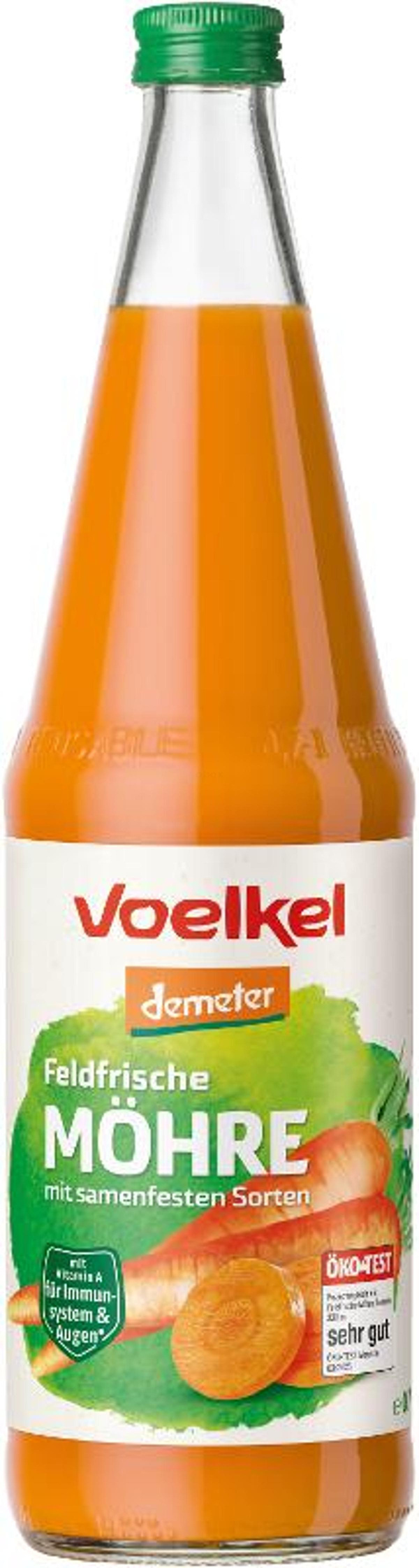 Produktfoto zu Feldfrische Möhre Saft 0,7L