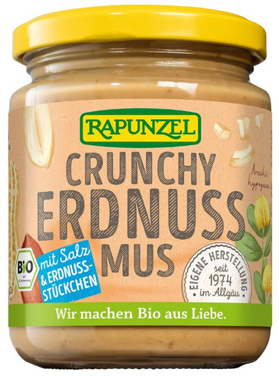 Produktfoto zu Crunchy Erdnussmus 250g