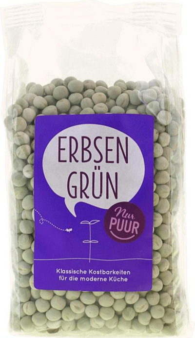 Produktfoto zu Erbsen grün 500g