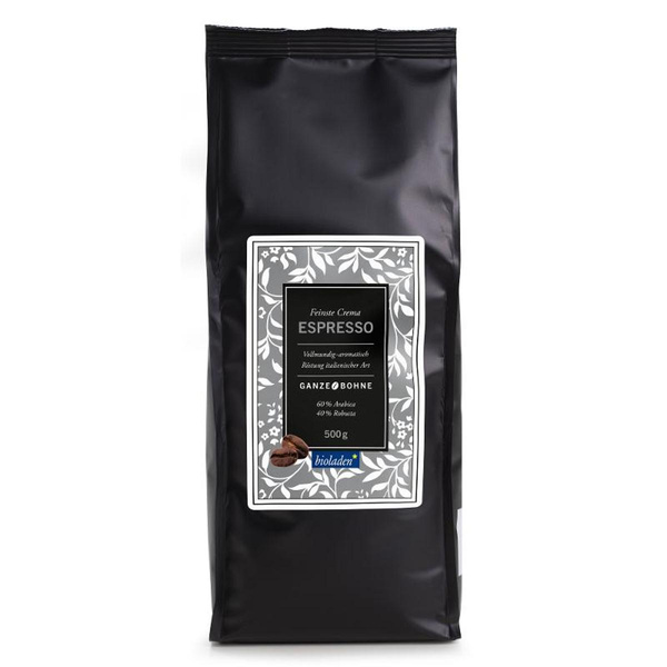 Produktfoto zu Espresso ganze Bohne 500 g