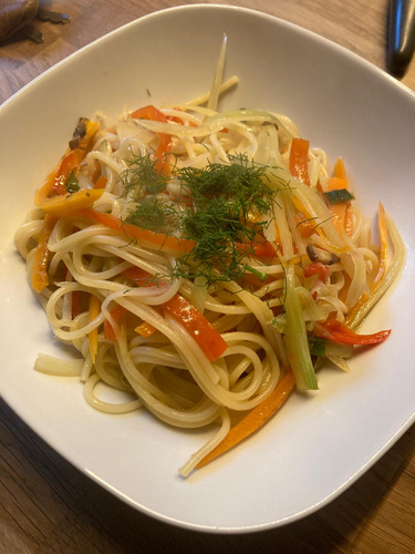 Rezeptbild für Fenchel-Spaghetti