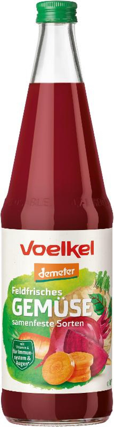 Produktfoto zu Feldfrisches Gemüse Saft Kiste 6*0,7L