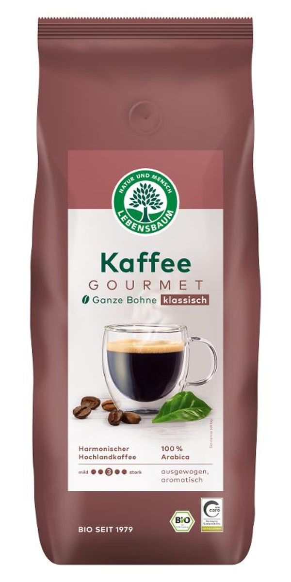 Produktfoto zu Gourmet Kaffee klassisch Bohne 1kg
