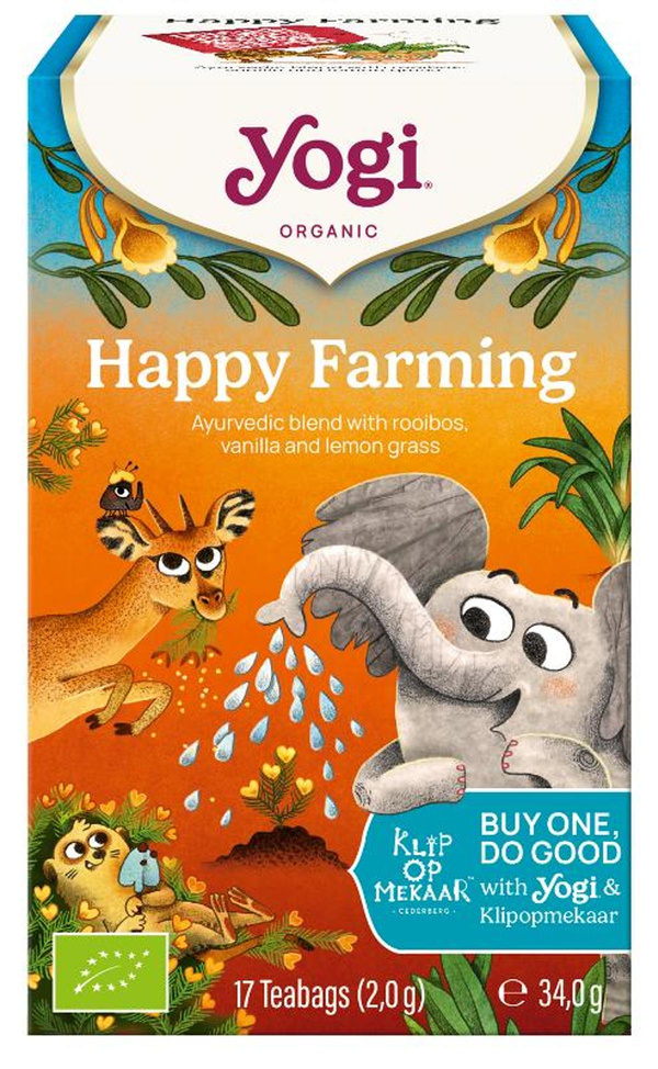 Produktfoto zu Yogi Tea Happy Farming 17 Beutel