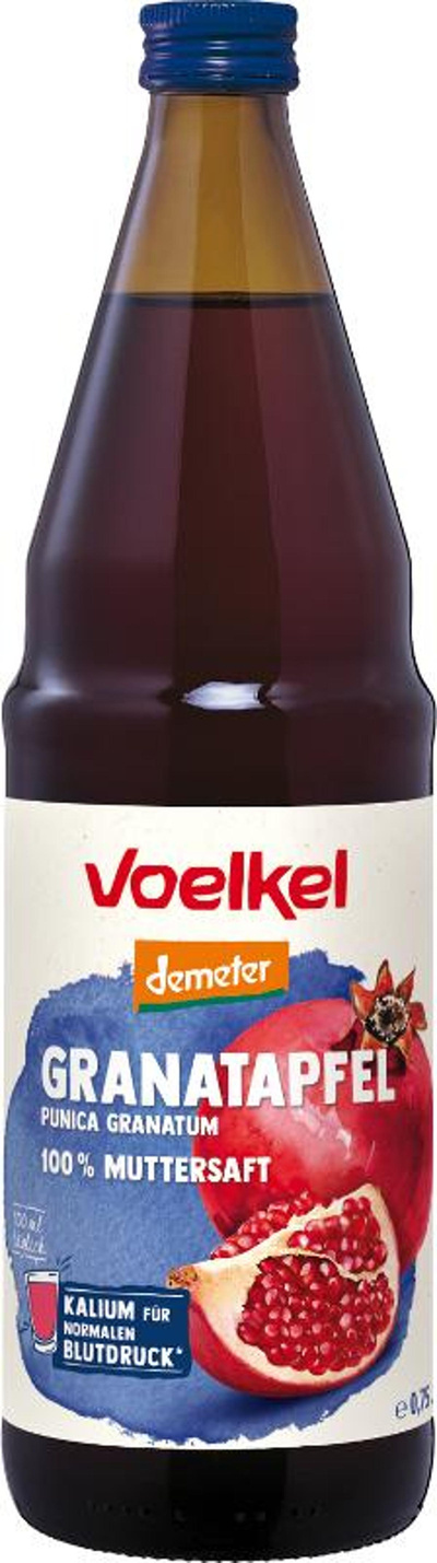 Produktfoto zu Apfel Granatapfel 100% Direktsaft 0,75L