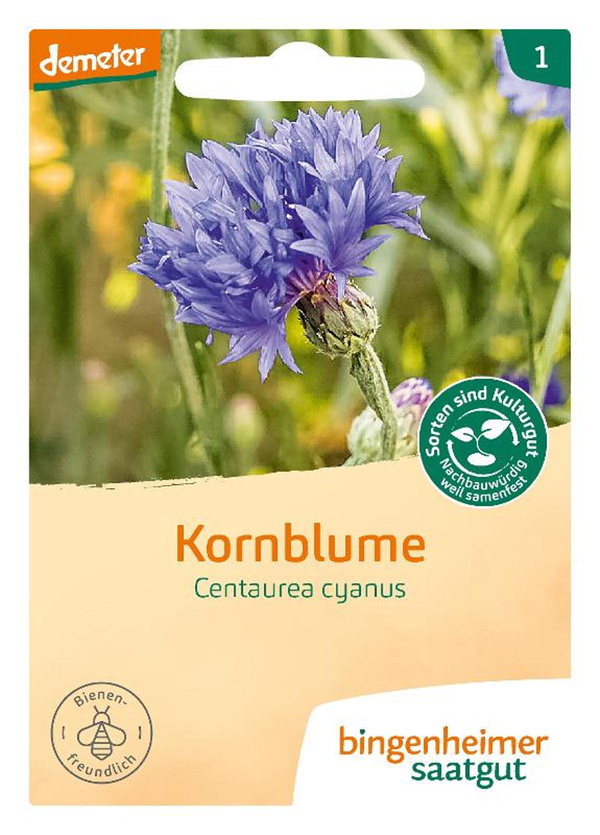 Produktfoto zu Saatgut Kornblume "Centaurea cyanus"
