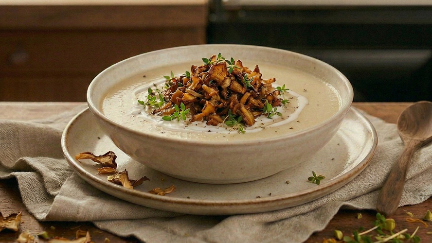 Rezeptbild für Schwarzwurzelsuppe mit Topping