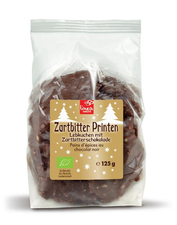 Produktfoto zu Nuss Printen Zartbitter 125g