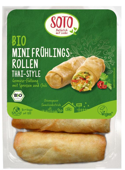 Produktfoto zu Mini-Frühlingsrollen Thai-Style 200g (4 Stück) vegan