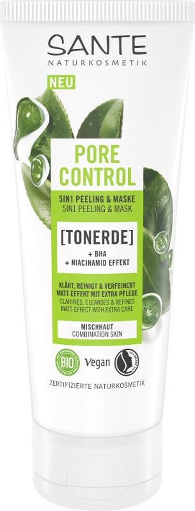 Produktfoto zu PORE CONTROL 5in1 Peeling & Maske [Tonerde] 100ml
