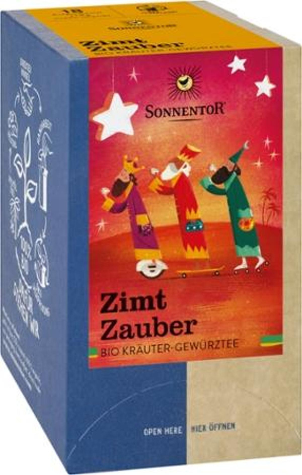 Produktfoto zu Zimt Zauber Kräuter-Gewürztee 18 Beutel