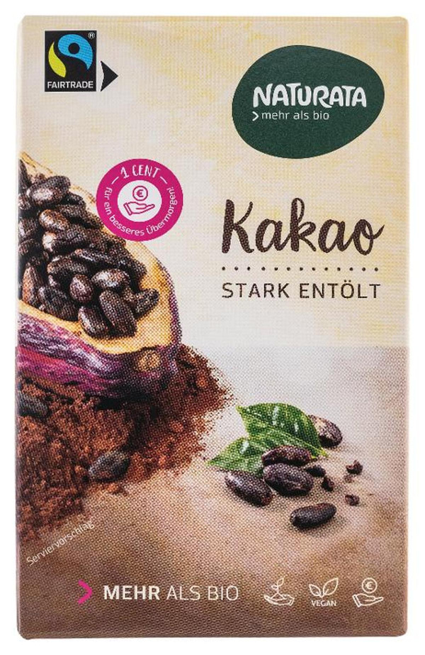Produktfoto zu Kakaopulver stark entölt 125g
