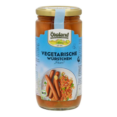 Produktfoto zu Vegetarische Würstchen "pikant" 380g