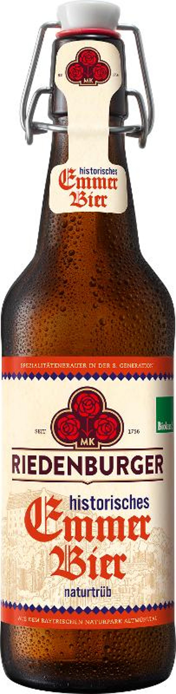 Produktfoto zu Riedenburger Emmerbier Kiste 20*0,5L