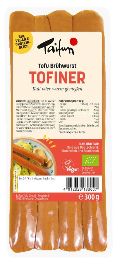 Produktfoto zu Tofiner vegane Wiener 300g