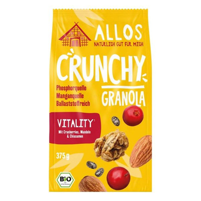 Produktfoto zu Crunchy Granola Vitality 375g