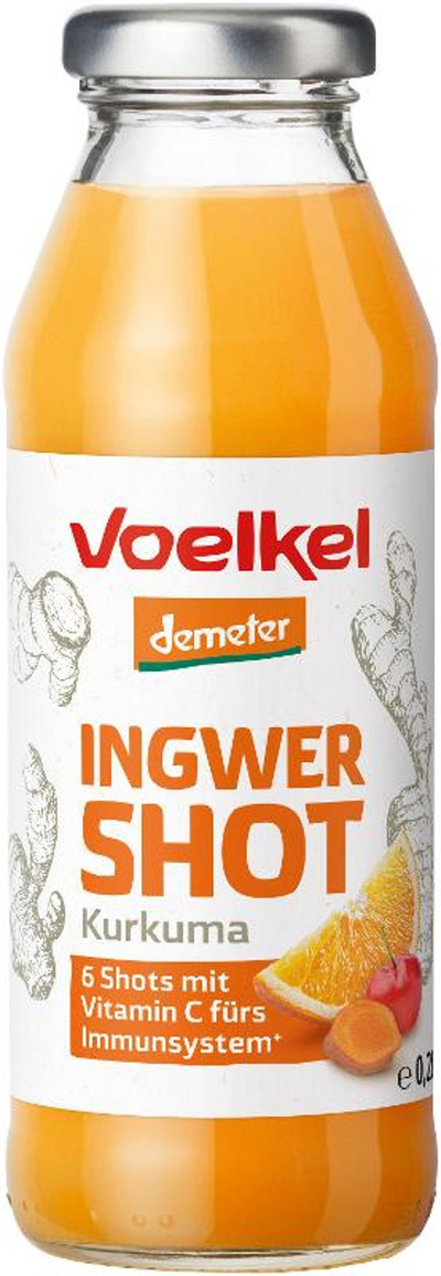 Produktfoto zu Ingwer Shot Kurkuma 280ml