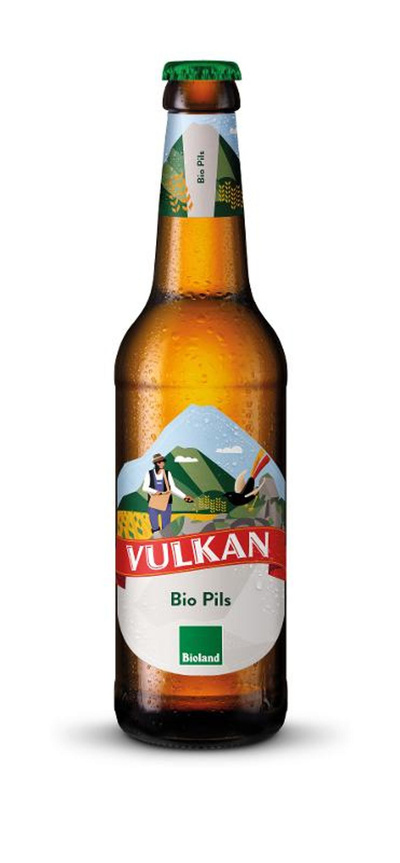 Produktfoto zu Vulkan Bio Pils 10*0,33l