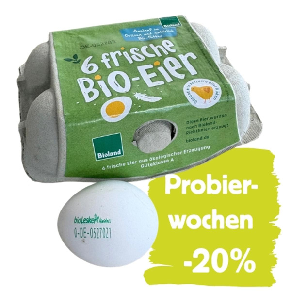 Produktfoto zu WeideEier 6 Stück
