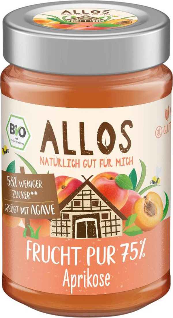 Produktfoto zu Frucht Pur 75% Aprikose 200g