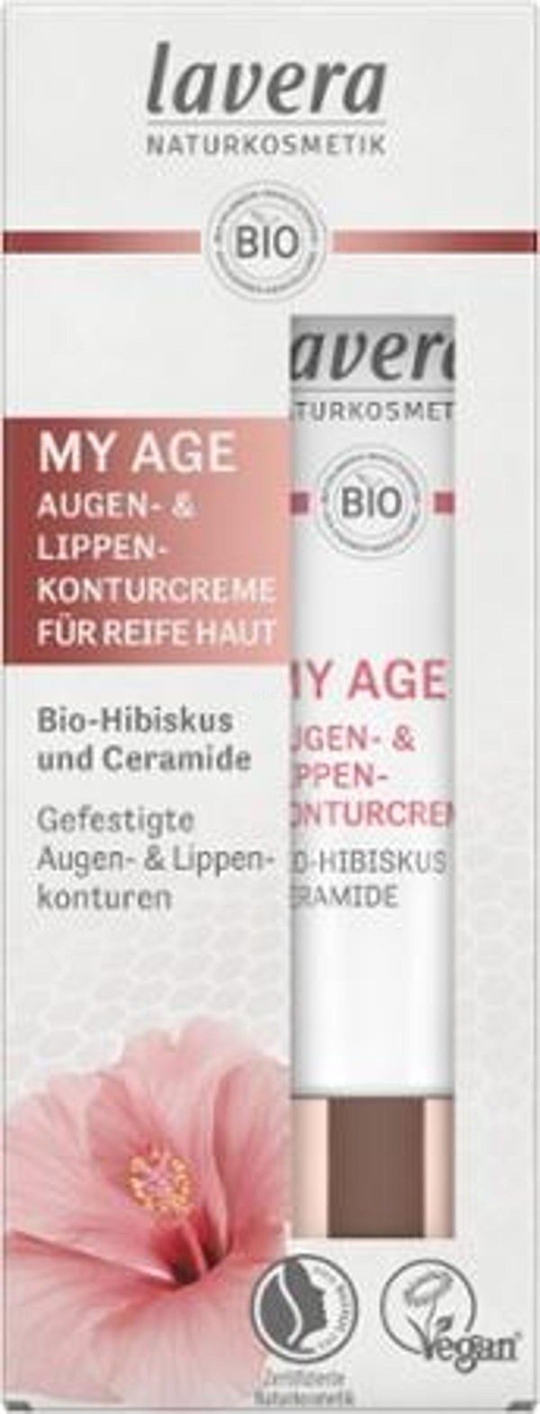 Produktfoto zu Lavera MY AGE Augen- und Lippenkonturcreme 15ml