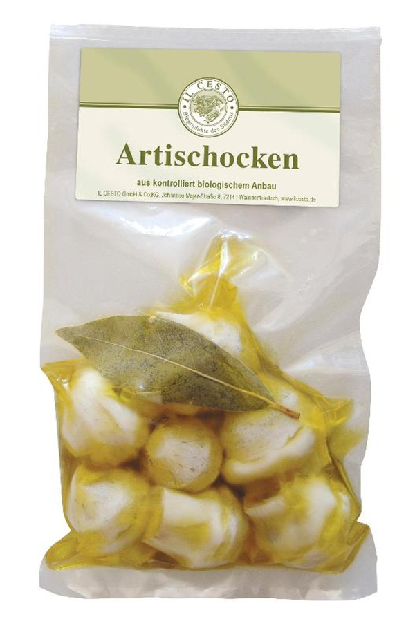 Produktfoto zu Artischockenherzen natur cotto 185g