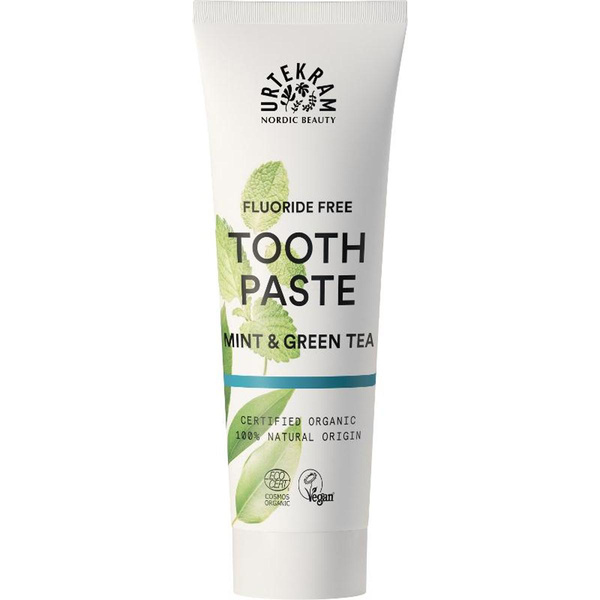 Produktfoto zu Toothpaste Mint & Green Tea Fluoride Free 75ml