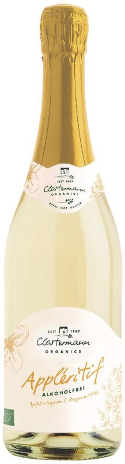 Produktfoto zu Appleritif Apfel Ingwer & Bergamotte alkoholfrei 0,75L