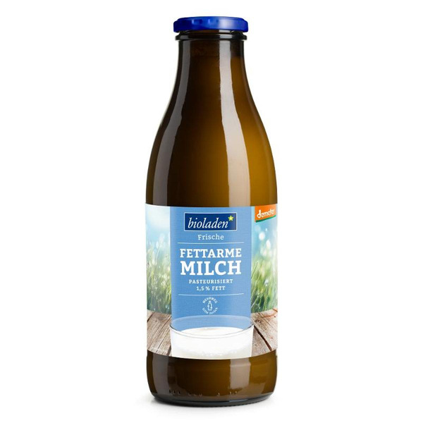 Produktfoto zu Milch Demeter 1,5% Kiste 6*1L