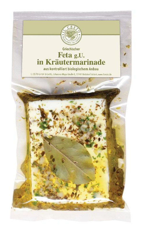 Produktfoto zu Original griechischer Feta in Kräutermarinade 175g