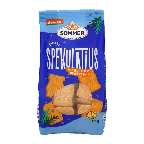 Produktfoto zu Dinkel Spekulatius mit Butter & Gewürzen 125g