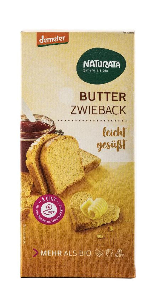 Produktfoto zu Butter-Zwieback leicht gesüßt 150g