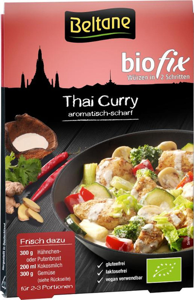 Produktfoto zu biofix Thai Curry 2 Portionen