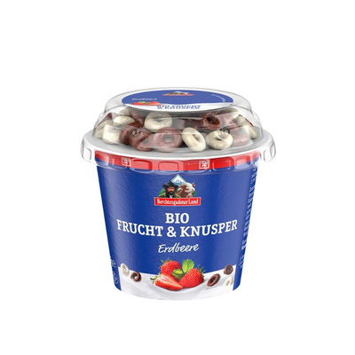 Produktfoto zu Alpenzwerg Erdbeere&Knusper Joghurt 137g